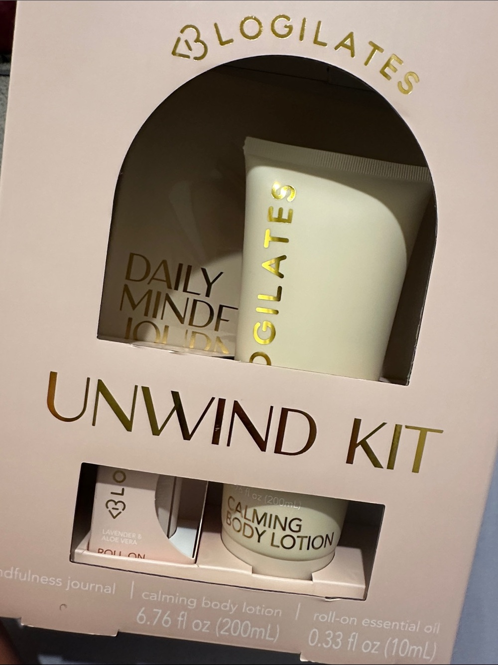 Unwind Kit by Blogilates - Mindfulness Journal,  Body Lotion & Essential Oi